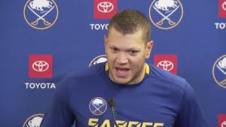 Kyle Okposo Speaks on Being Selected as a Buffalo Sabres Alternate Captain