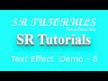 Text Shadow Effect | Demo - 6 | Css | SR Tutorials | Sarvesh Mishra SR