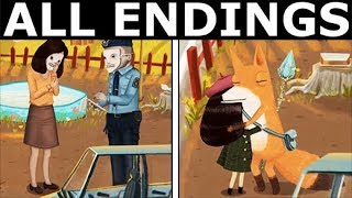Little Misfortune ALL ENDINGS - Bad Ending + Good Ending (Eternal Happiness For Mommy)