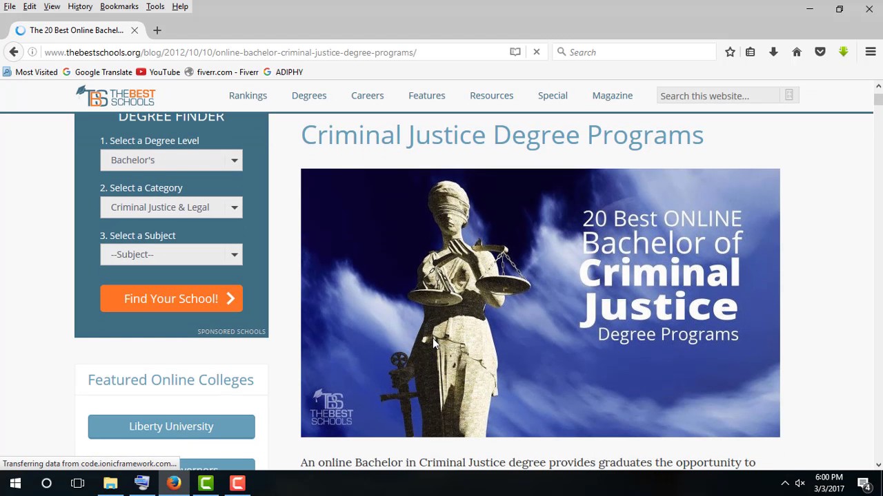 Online Bachelor Degrees Criminal Justice 27 - YouTube