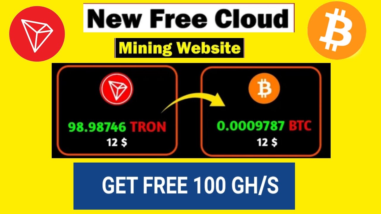 New Free Cloud Mining Website 2022.New Bitcoin Mining Website. 100Gh/s ...