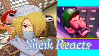 Sheik reacts to Mario Reacts To Nintendo Memes 9 ft. Bob