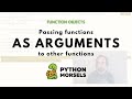 Passing functions as arguments to other functions