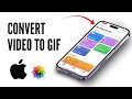 How to Convert ANY Video into a GIF on iPhone | 2025 New Update