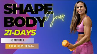 21-DAY Transformation Challenge - Total Body Tabata THE MAXOUT | Juliette Wooten DAY-21