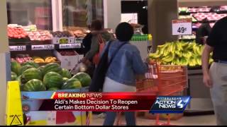 ALDI's to purchase of 66 Bottom Dollar Food sites