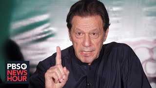 Pakistan's ousted Prime Minister Imran Khan discusses government crackdown on his party