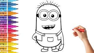 How To Draw A Minion | Drawing Lessons For Kids
