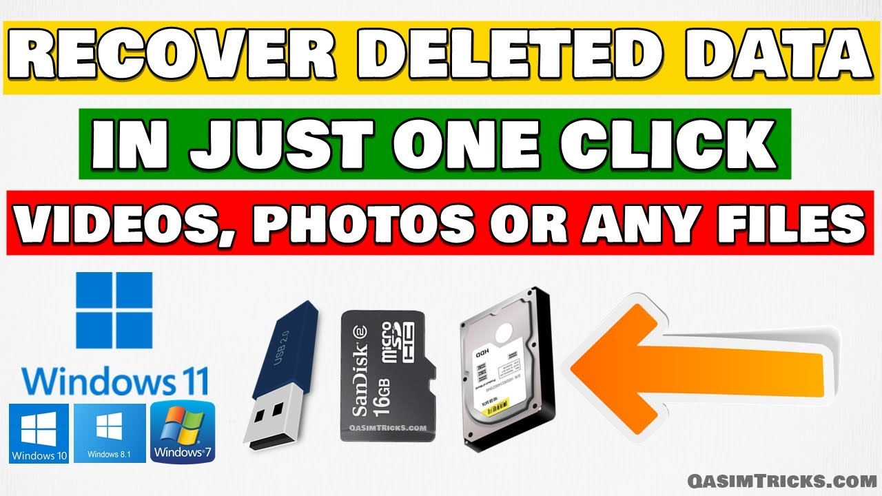 How To Recover Any Deleted Files On Windows 11? Best Data Recovery ...