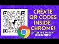 Create a QR Code with the Chrome Browser!