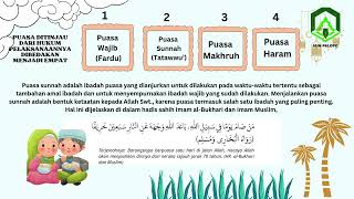 PAI_KELAS VI (ENAM) BAB 9 MENGAMALKAN PUASA SUNNAH