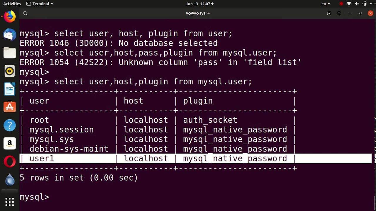 Localhost using password no. MYSQL Error!. Root@localhost. Error 1698 (28000): access denied for user 'root'@'localhost'. SSH user1@localhost Ubuntu.
