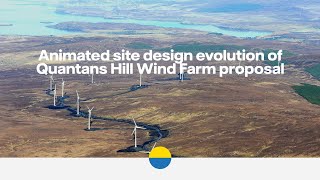 Vattenfall's Quantans Hill Wind Farm Proposal site design animation