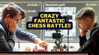 Dubov vs. Magnus | Crazy Fantastic Chess!! | Tata Steel Chess India Blitz 2024