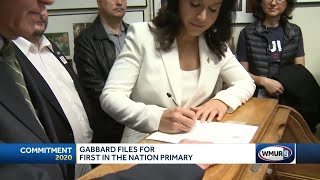 Tulsi Gabbard files for first-in-the-nation primary