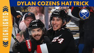 Watch Dylan Cozens' Entire First NHL Career Hat Trick! | Buffalo Sabres