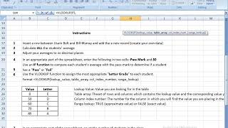 CSEC IT: Vlookup and Sort in Excel 2007