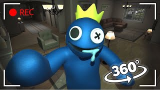 VR 360 HIDDEN CAMERA! Blue comes to get me in my house!