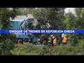 Choque de trenes en República Checa: tres muertos y decenas de heridos