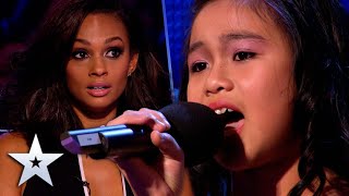 11-year-old takes on HUGE Whitney Houston classic | Unforgettable Audition | Britain's Got Talent