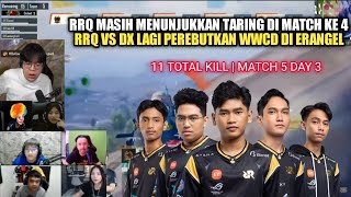 Reaksi Streamer ketika RRQ ON FIRE 11 KILL | RRQ VS DX lagi di erangel perebutkan WWCD