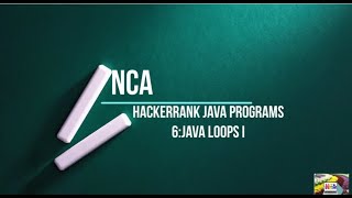 6:Java Loops l || Hackerrank java solutions.