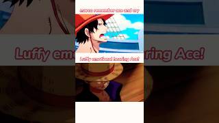 Luffy and ace crying moments #onepiece #luffy #ace #marco