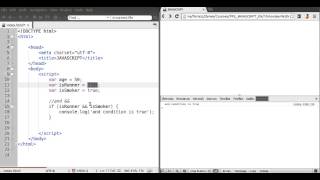 How to use Boolean Operations in JavaScript