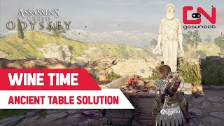 WINE TIME SOLUTION Location of Assassin's Creed Odyssey Ancient Tablet