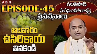 Garikapati Narasimha Rao Pravachanalu || యజ్ఞం చేయడం వల్ల వర్షం పడుతుందా || Epi-45 || ABN Devotional