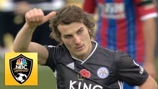 Caglar Soyuncu's first Premier League goal gives Foxes the lead v Crystal Palace | NBC Sports