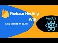 How To Deploy ReactJS App To Firebase Hosting || Firebase Hosting With ReactJS