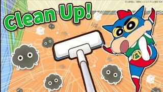 Clean up crayon Shin-chan Operation  Little Helper #7