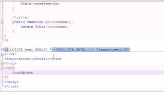 PHP Tutorial - 39 - Setters and Getters
