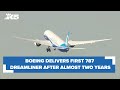 Boeing delivers first 787 Dreamliner after almost two years