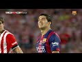 FULL MATCH BARÇA 1-3 ATHLETIC (COPA DEL REY FINAL 2015) with that brilliant Messi goal!