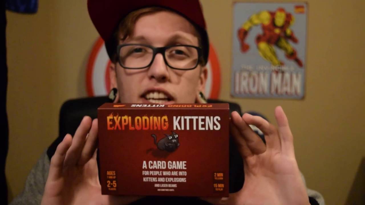 Exploding Kittens Review Explanation Unboxing Youtube