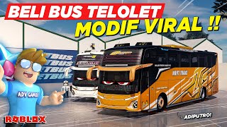 BELI BUS TELOLET BASURI MODIFIKASI VIRAL DI GARASI ADI PUTRO !! ROLEPLAY BUS INDONESIA - Roblox