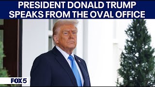 FULL REMARKS: President Donald Trump talks about job growth from the Oval Office