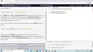 Tutorial 24 - using import to reuse javascript - freecodecamp