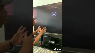 The Xbox series x power on