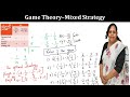 Game Theory- Mixed strategy