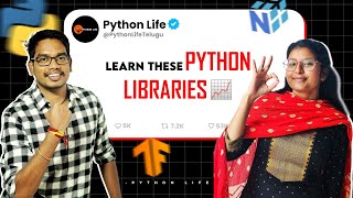 Most Important Libraries in Python Libraries | Python Telugu