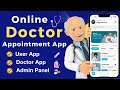 How to make doctor booking app | How to make doctor appointment App | make online doctor app #raunix