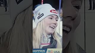 Mikaela Shiffrin Interview Slalom Flachau 2023