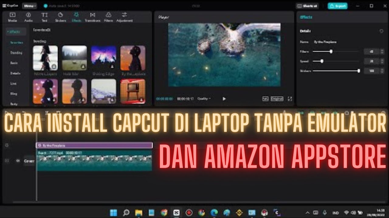 Cara Install CapCut Di Laptop Tanpa Emulator - YouTube