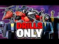 USING ONLY DRILL UNITS In Toilet Tower Defense