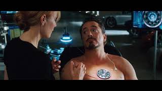 Pepper Potts changing The Arc Reactor