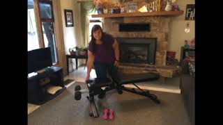 Bowflex 3.1S Stowable Bench video review by Amy