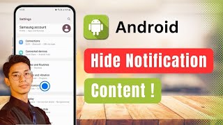 How to Hide Notification Content on Home Screen !